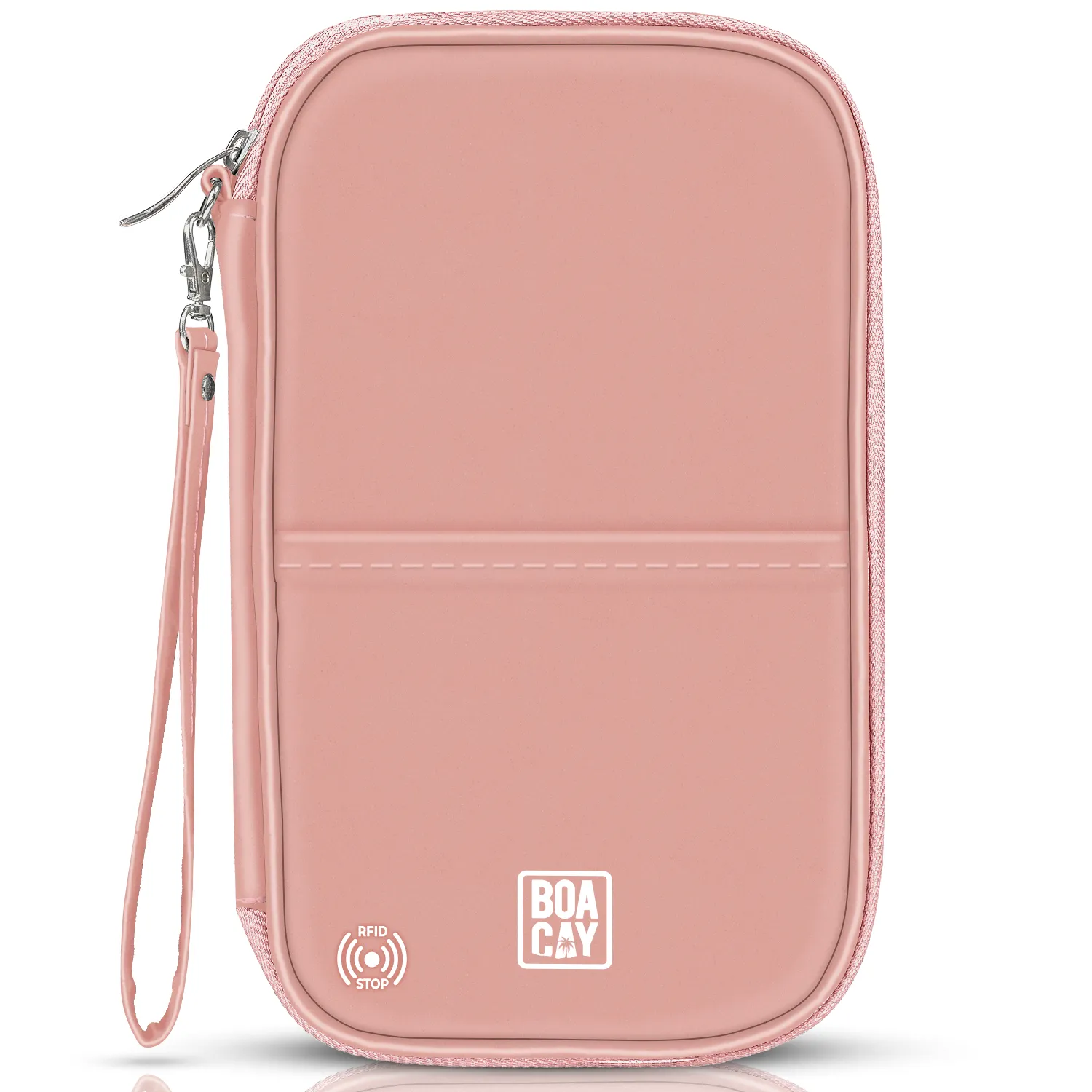Document Organizer & Wallet (with RFID Blocker) - Dusty Rose