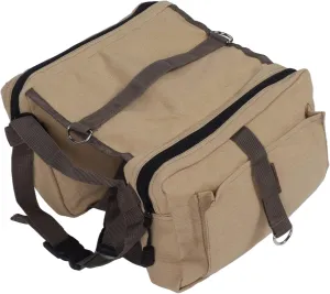 Dog Backpack Saddle Bag, Lightweight Dog Camping Saddle Bag with Pockets for Outdoor Hiking Travel