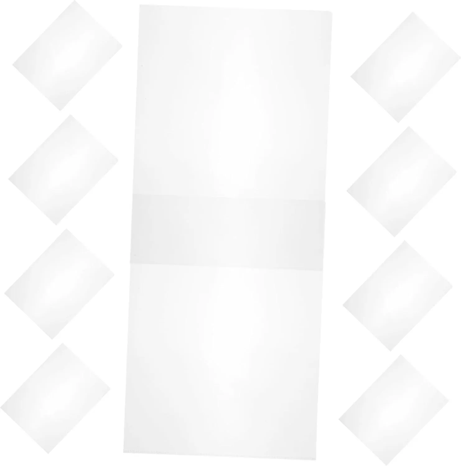 DOITOOL 24 Pack Plastic File Folders 3-Sided Seal Document Sleeves L-Shape for Office School and Home