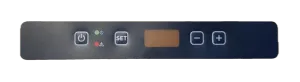 Dometic Waeco CFX Membrane Decal for Main PCB Display