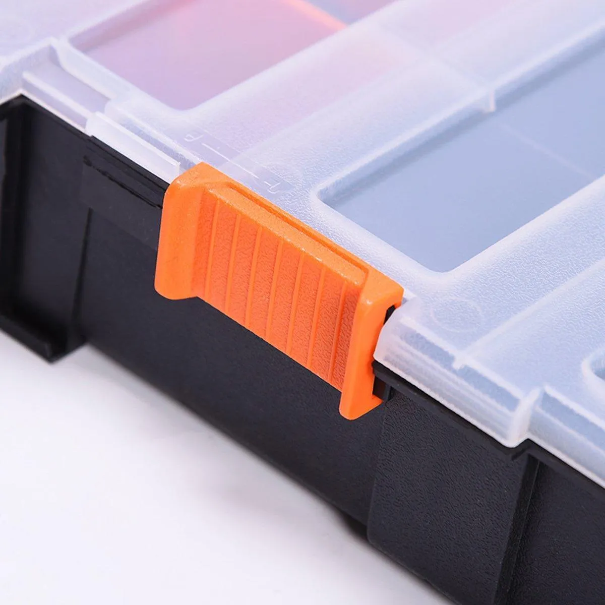 Double Sided Portable Hardware Tools Storage Box Parts Organizer Accessories Box