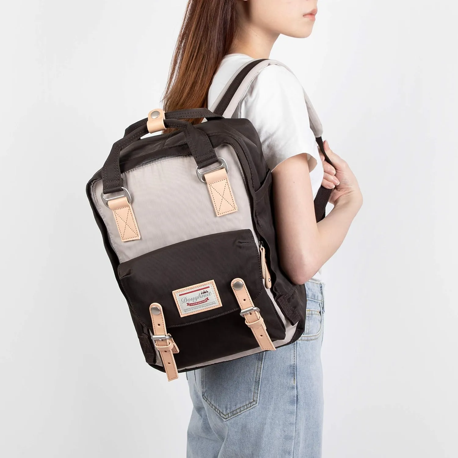 Doughnut Macaroon 16L Travel Backpack Ladies College Lightweight Casual Daypacks Bag Backpack