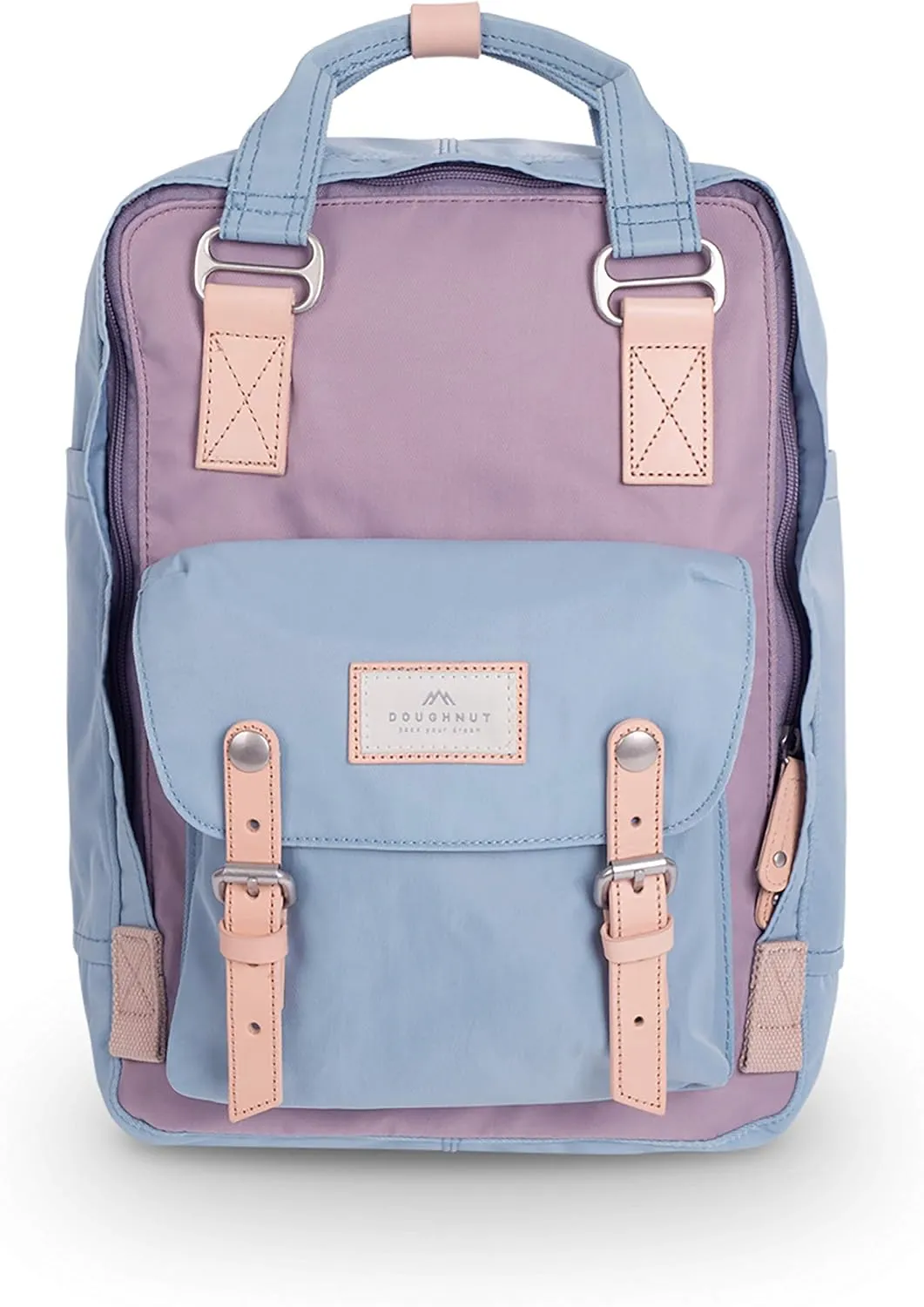 Doughnut Macaroon Multicolor 16L Travel Backpack Ladies College Lightweight Commuter Casual Daypacks Bag Backpack