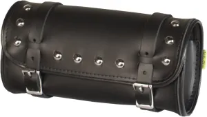 Dowco Willie & Max 8064A Studded Oval Fork Bag, Retro Style: Black, Universal Fit