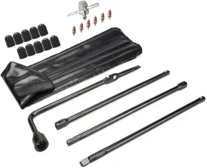 Dr.Roc Spare Tire Tool Kit with Spare Tire Jack Handle and Lug Wrench Spare Tire Kit Compatible with Chevy Silverado Tahoe Avalanche Suburban GMC Sierra Yukon 1999-2019 Cadillac Escalade 2002-2018