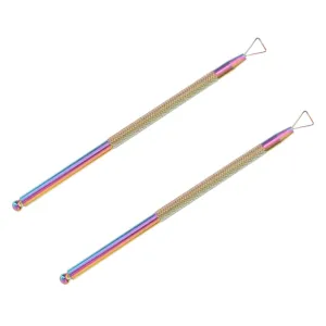 Dual-end Cuticle Pusher Tool Nail Polish Gel Remover Set Nail Tools for Manicure for Travel