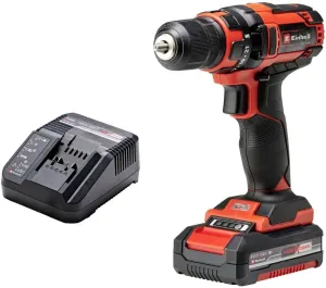 Einhell Akkuschrauber TC-CD 18/35 Li Kit Power X-Change (Li-Ion, 18 V, 550 min.-1, 35 Nm, 10 mm Bohrfutter, inkl. 1,5 Ah PXC-Akku und Ladegerät, Aufbewahrungskarton)