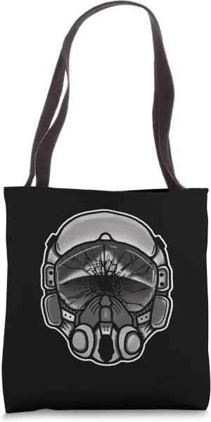 Eject Plane Helicopter Aircraft Combat Pilot Tote Bag