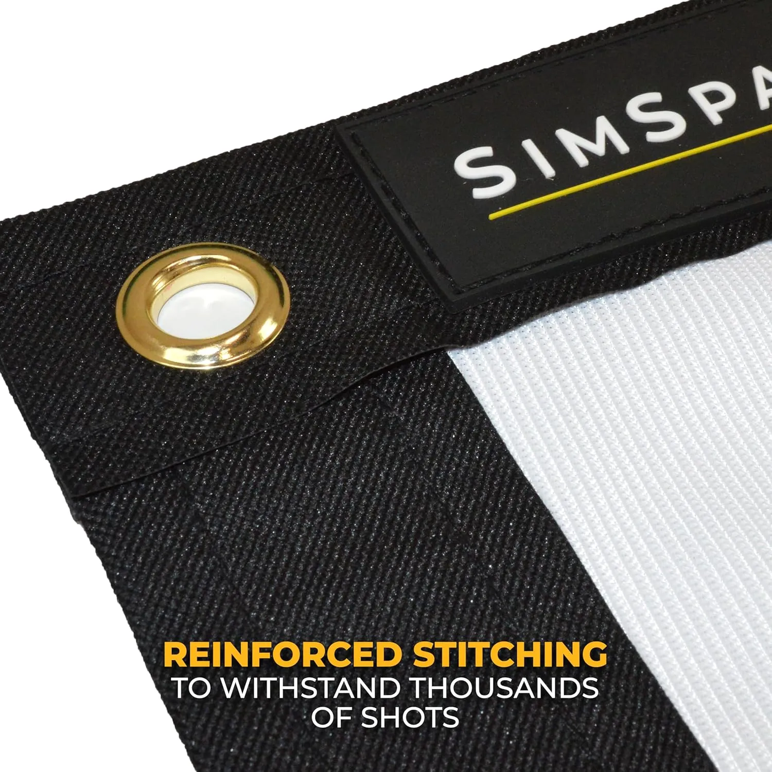 Elite Impact Screen - Premium Projector Screen for Golf Simulator for Home, Single-Layer Construction, Durable Golf Impact Screen, Reinforced Stitching, 4 x 3 metres