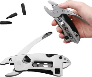 Elmyse Outdoor Multi-purpose Tool Pliers, Multi Tool Set, Adjustable Wrench, Wire Cutters for Survival and Emergency, Multifunctional Tool Suitable for Outdoor Camping and Climbing (1pc)
