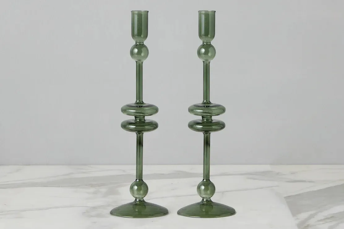 Emerald Candle Holder