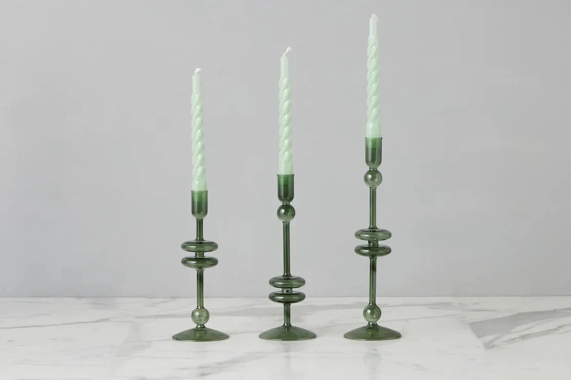 Emerald Candle Holder