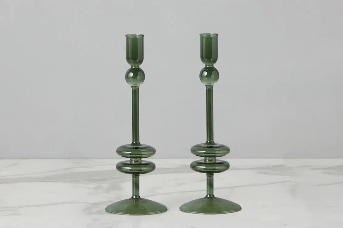 Emerald Candle Holder