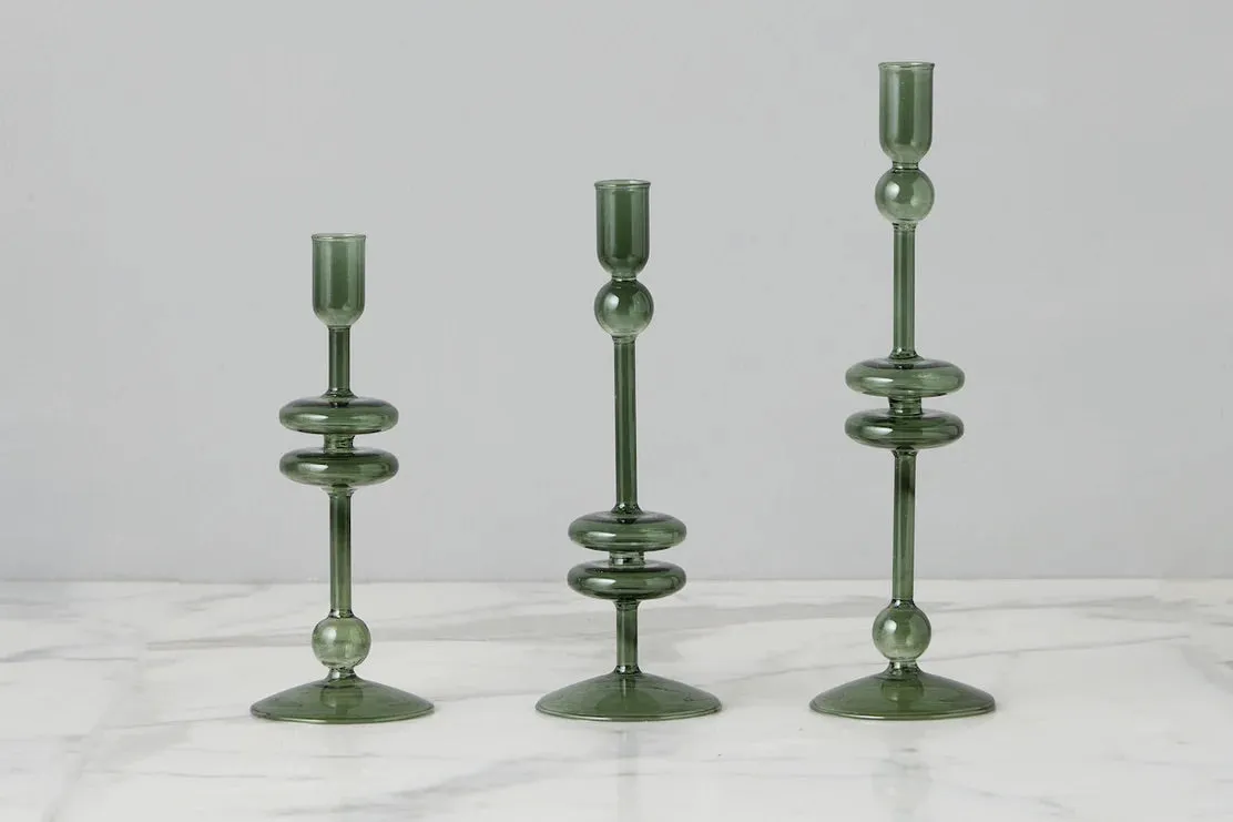 Emerald Candle Holder