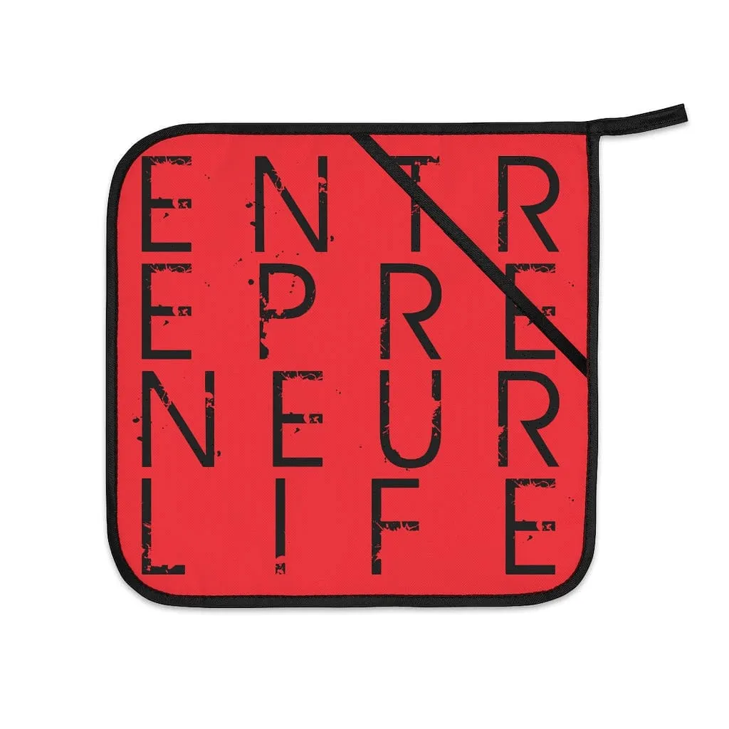 Entrepreneur Life Oven Mitts & Pot Holders - Red