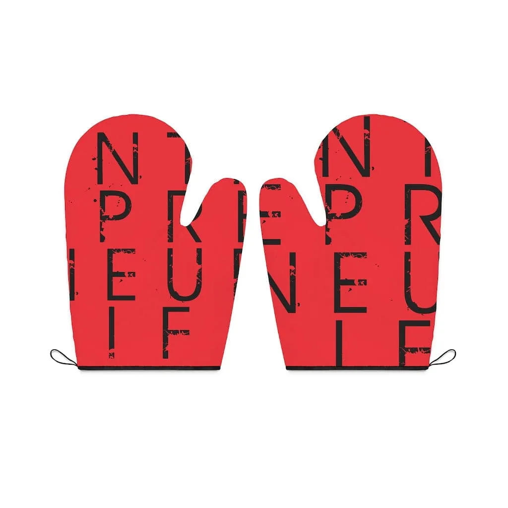 Entrepreneur Life Oven Mitts & Pot Holders - Red