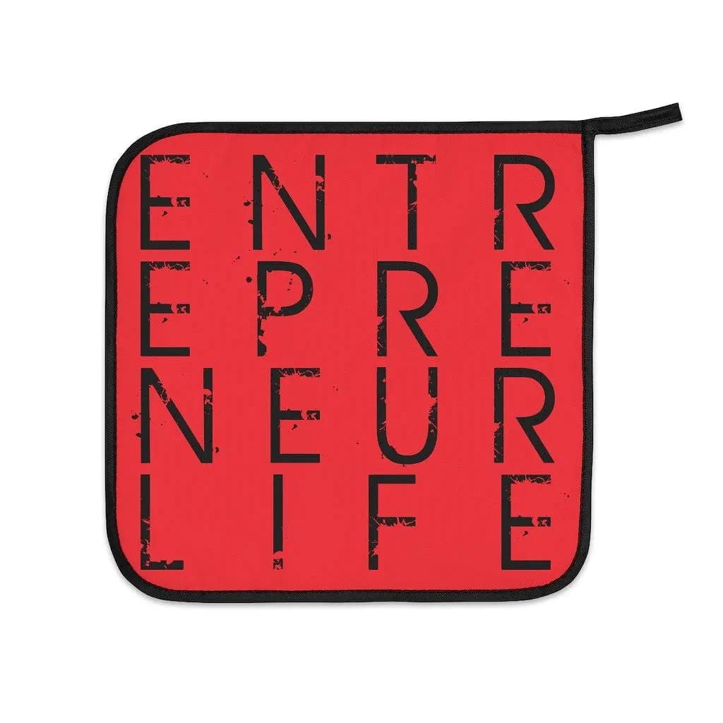 Entrepreneur Life Oven Mitts & Pot Holders - Red