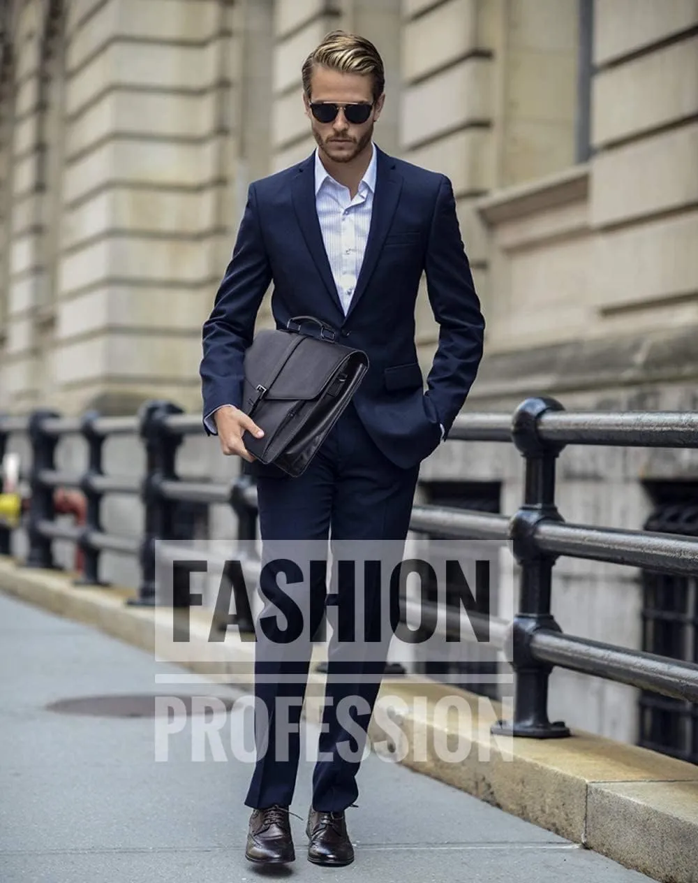ESTARER Men's Leather Briefcase for Travel/Office/Business 15.6 Inch Laptop Messenger Bag, Black