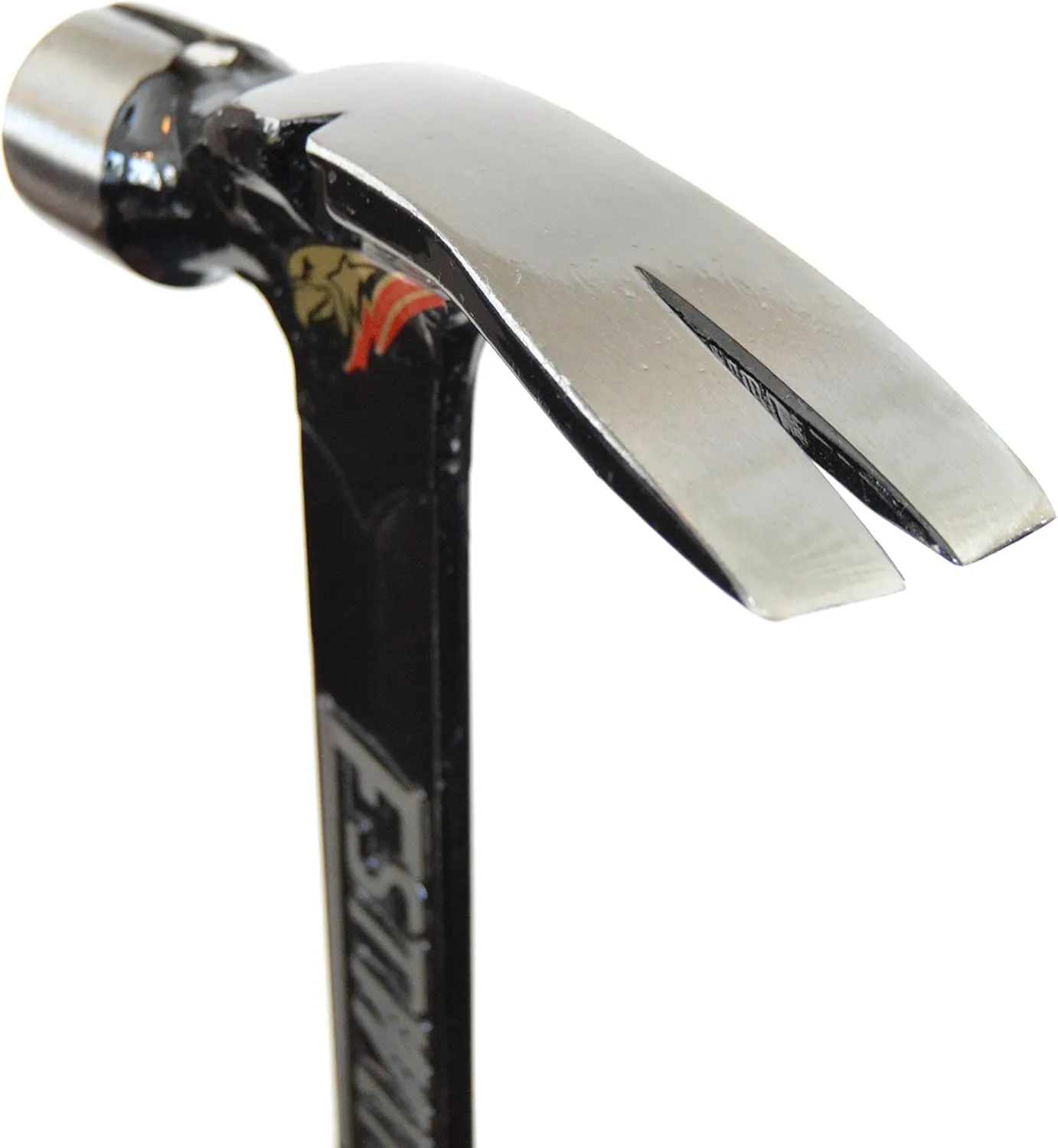 ESTWING Ultra Series Hammer - 15 oz Rip Claw Framing Hammer with Milled Face & Genuine Leather Grip - E15SM