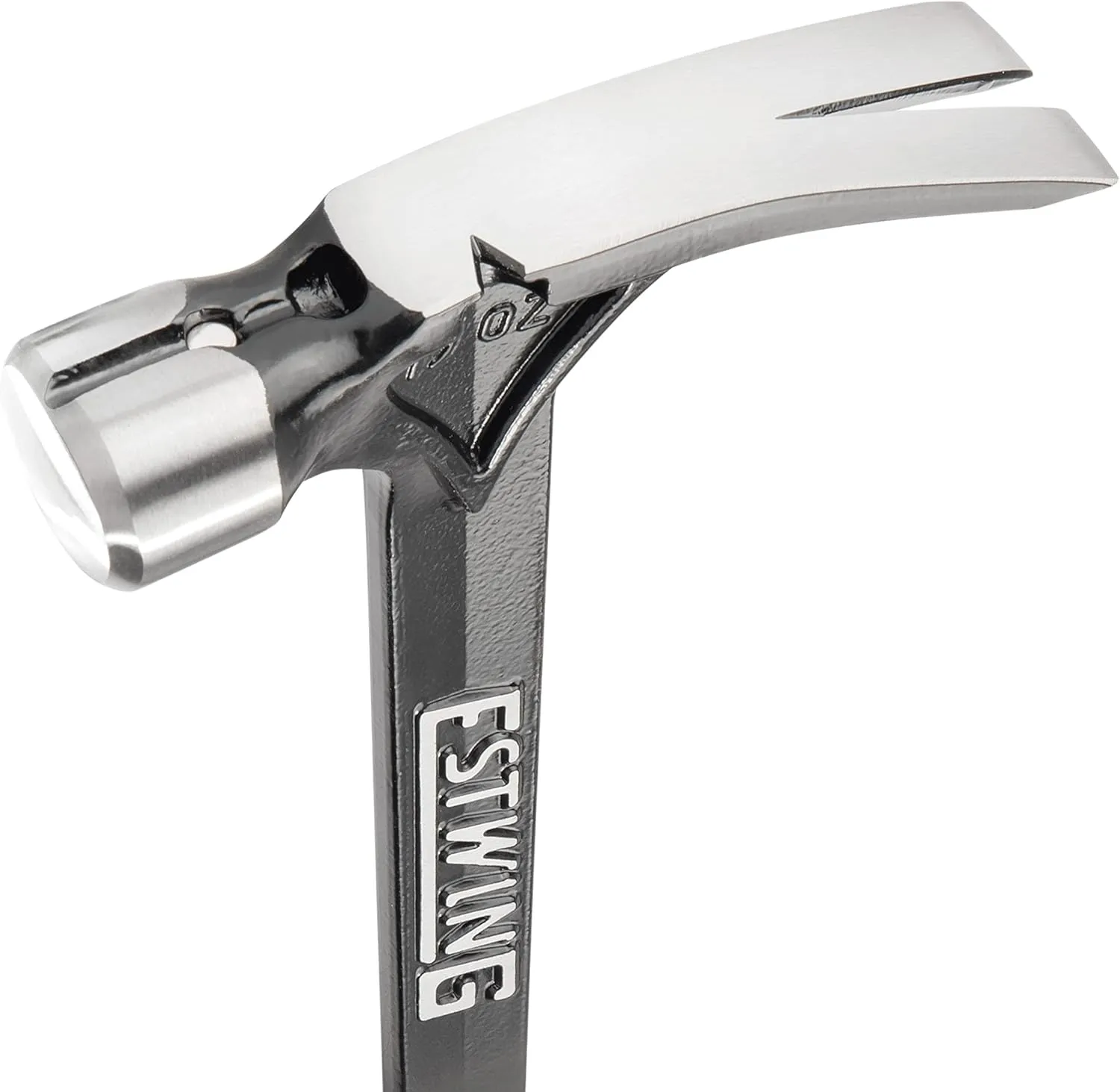 ESTWING Ultra Series Hammer - 19 oz Rip Claw Framing Hammer with Smooth Face & Genuine Leather Grip - E19S