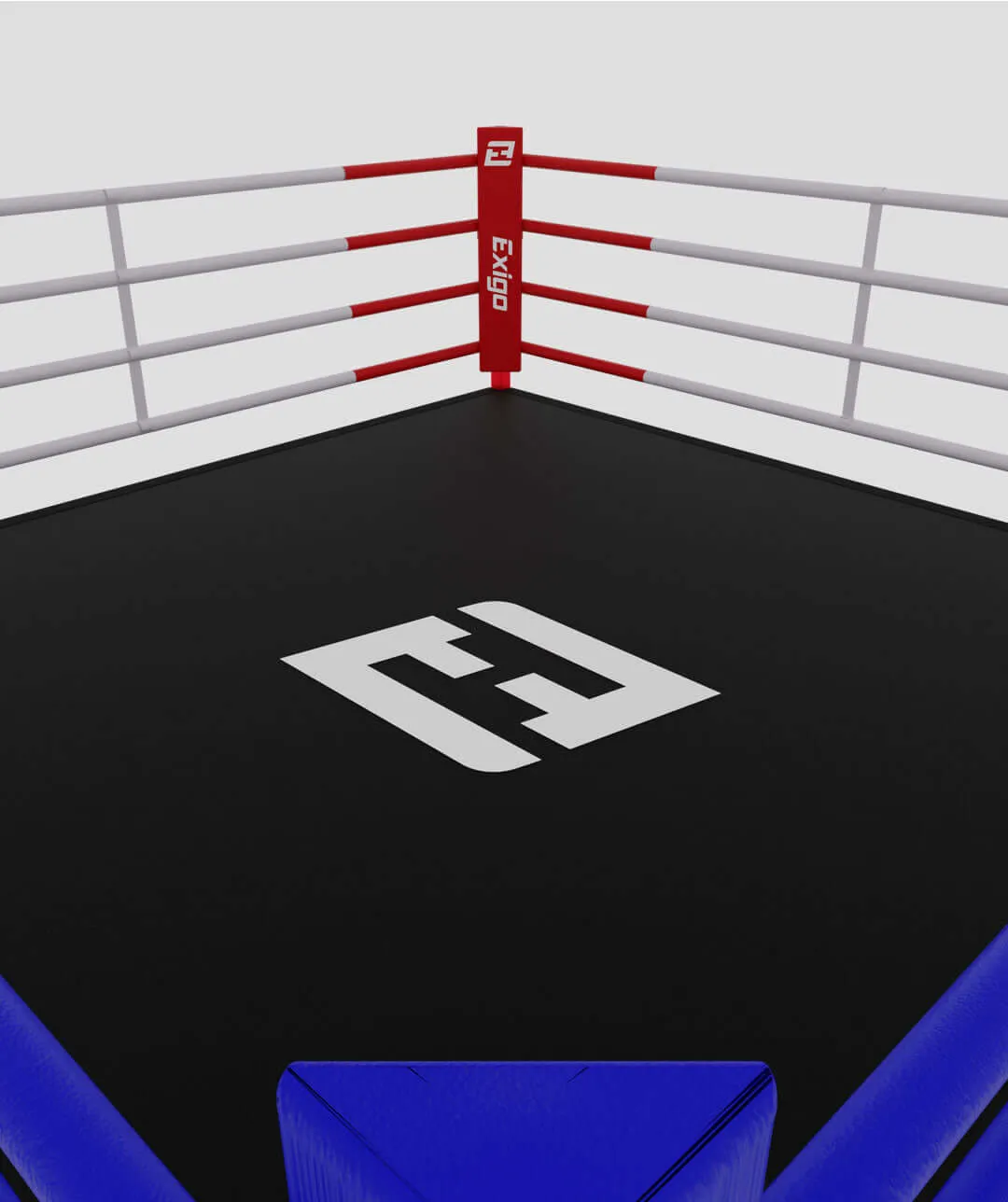 Exigo® 12" Classic Training Boxing Ring - Black