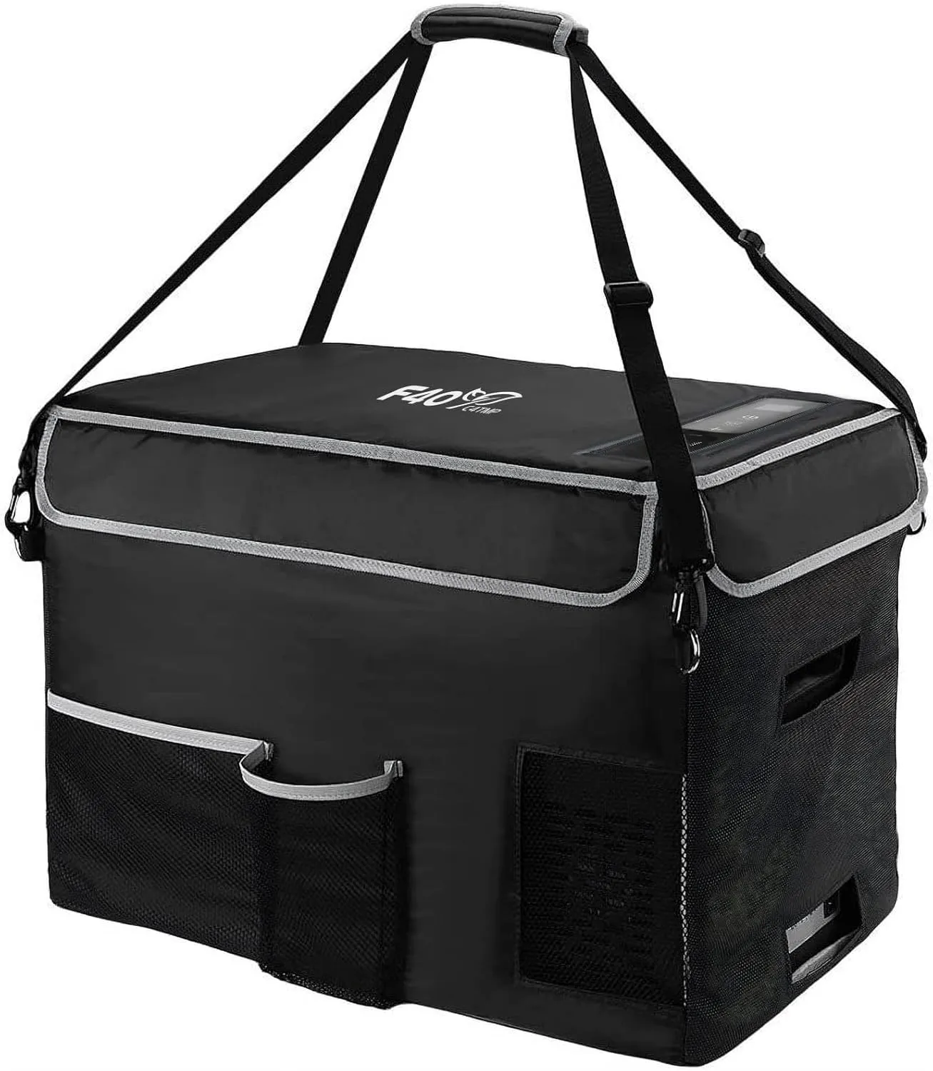 F40C4TMP Insulated Protective Cover for 30 Quart Portable Refrigerator 12 Volt Freezer Cover Transit Bag for 28L Portable Fridge
