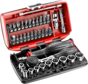 Facom R.360NANOPB Socket Set, 1/4" Drive, 38 Pieces