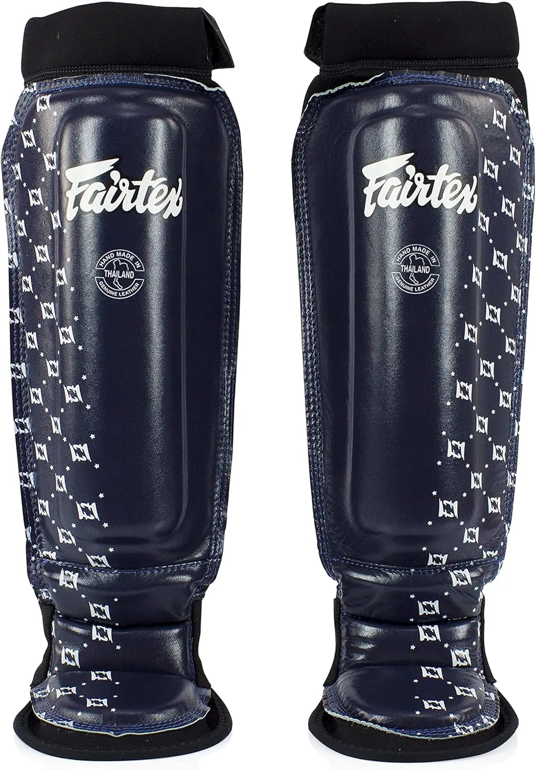 Fairtex SP6 Muay Thai Shin Guards for Men, Women, Kids | Shin Guards Made with Neoprene Material & are Premium, Lightweight & Durable | Reinforced Paddings on The Shins
