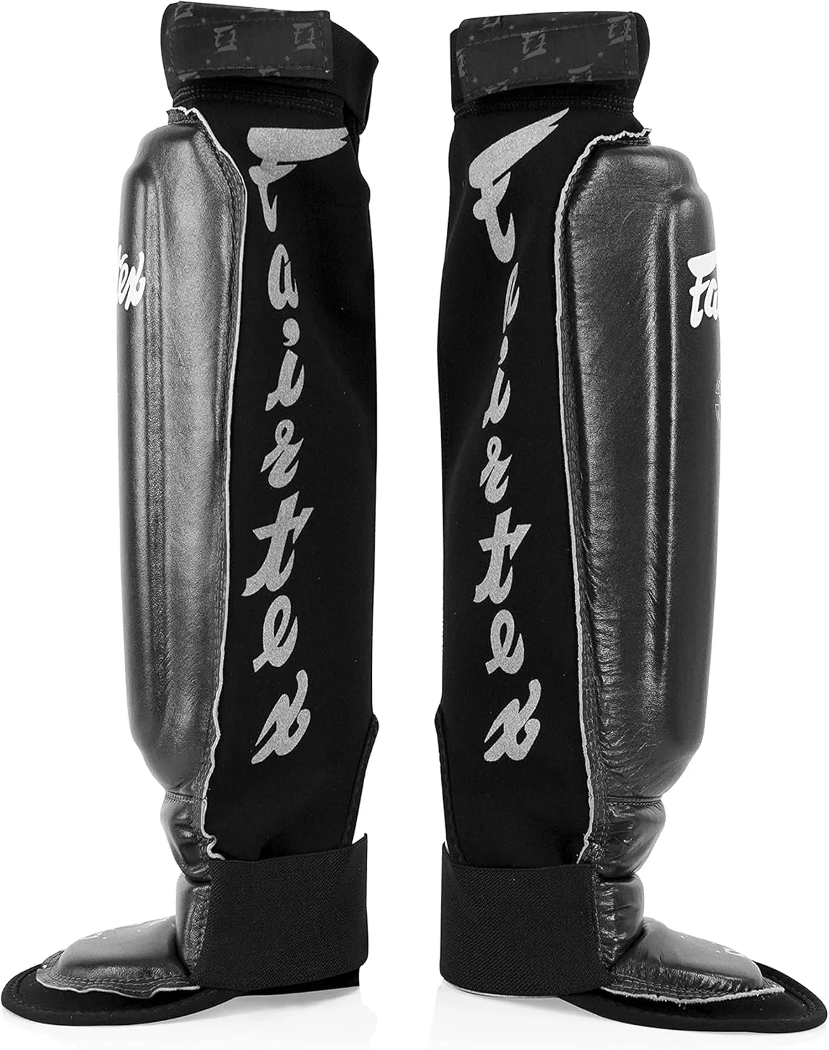 Fairtex SP6 Muay Thai Shin Guards for Men, Women, Kids | Shin Guards Made with Neoprene Material & are Premium, Lightweight & Durable | Reinforced Paddings on The Shins