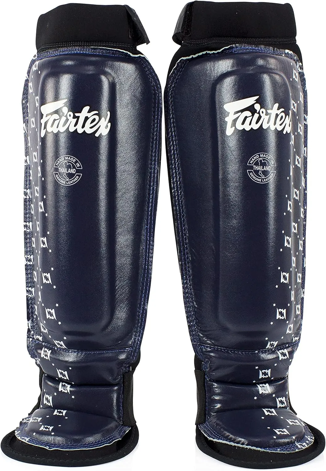 Fairtex SP6 Muay Thai Shin Guards for Men, Women, Kids | Shin Guards Made with Neoprene Material & are Premium, Lightweight & Durable | Reinforced Paddings on The Shins