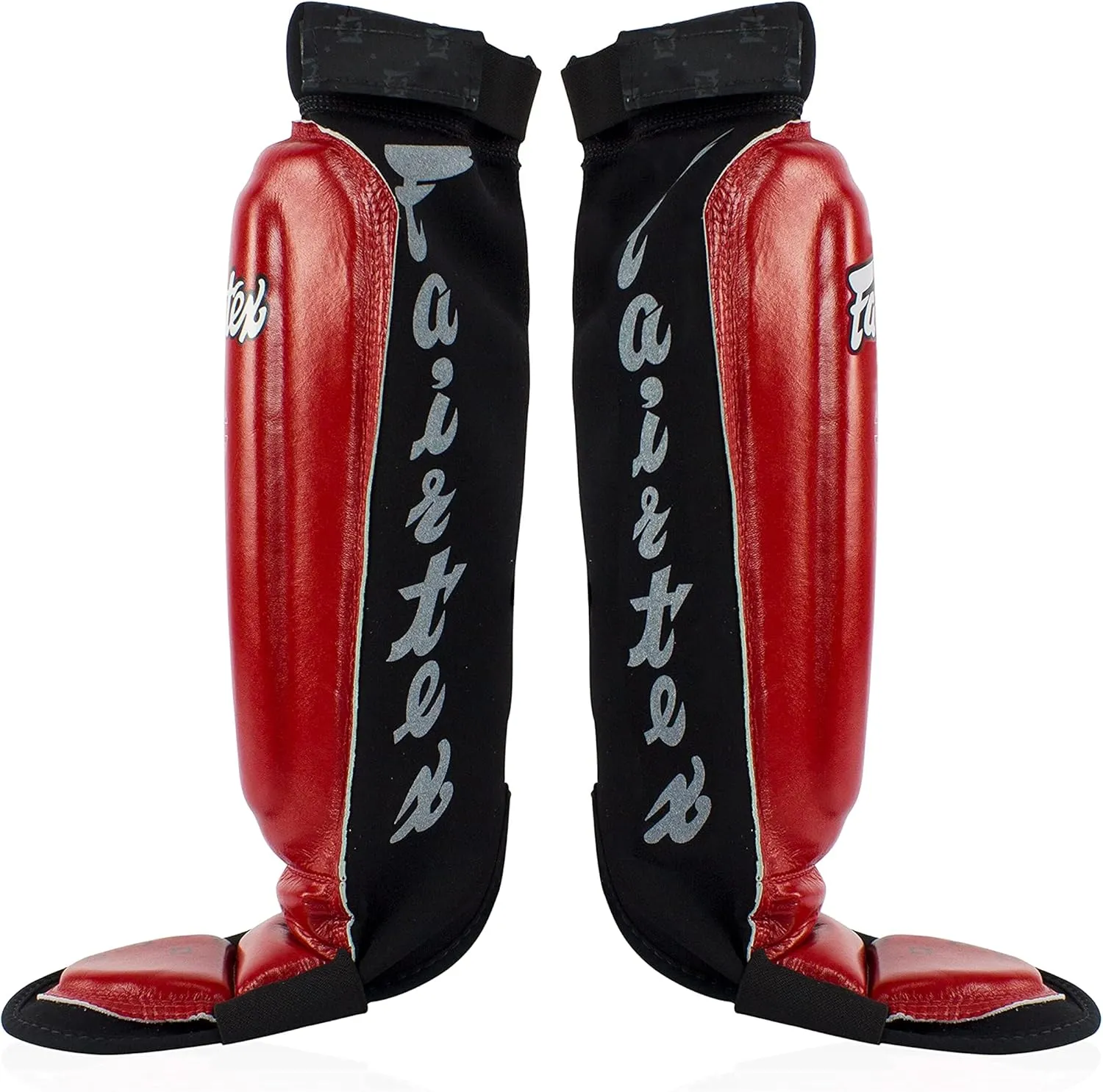 Fairtex SP6 Muay Thai Shin Guards for Men, Women, Kids | Shin Guards Made with Neoprene Material & are Premium, Lightweight & Durable | Reinforced Paddings on The Shins