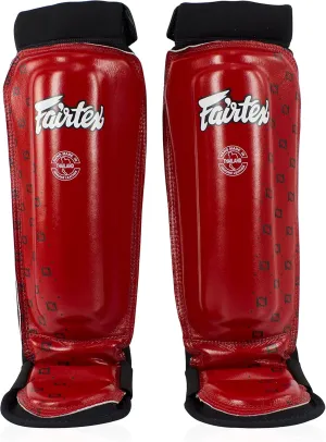 Fairtex SP6 Muay Thai Shin Guards for Men, Women, Kids | Shin Guards Made with Neoprene Material & are Premium, Lightweight & Durable | Reinforced Paddings on The Shins