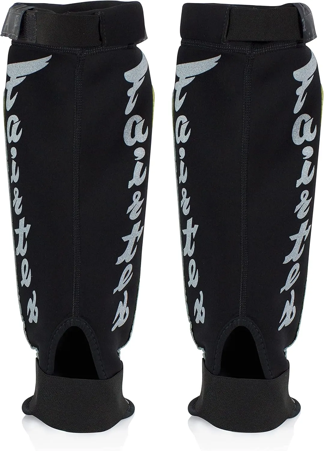 Fairtex SP6 Muay Thai Shin Guards for Men, Women, Kids | Shin Guards Made with Neoprene Material & are Premium, Lightweight & Durable | Reinforced Paddings on The Shins