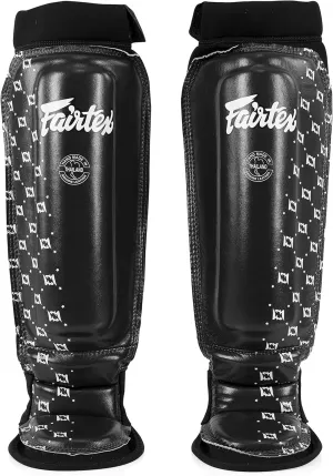 Fairtex SP6 Muay Thai Shin Guards for Men, Women, Kids | Shin Guards Made with Neoprene Material & are Premium, Lightweight & Durable | Reinforced Paddings on The Shins