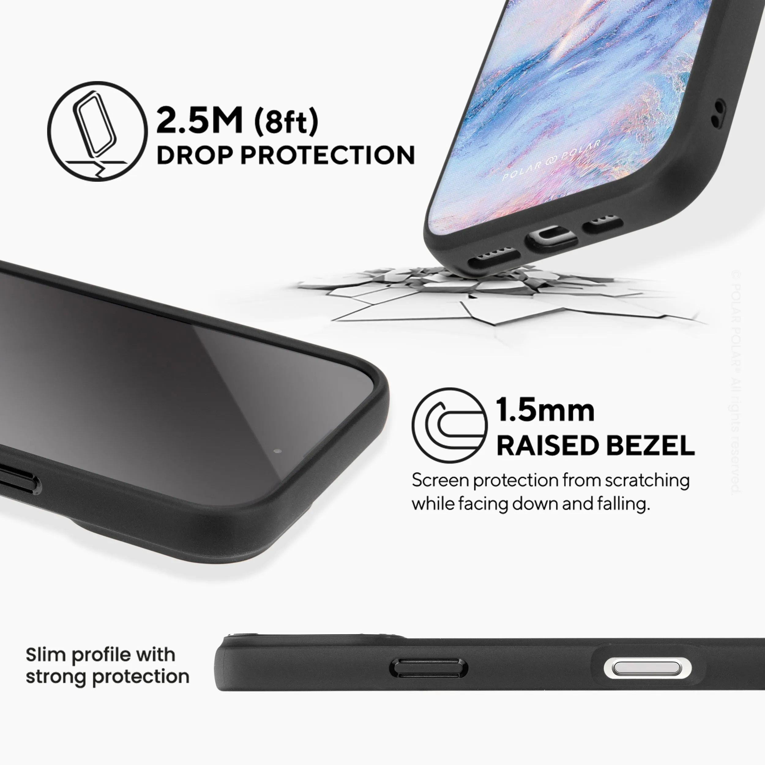 Fairy - iPhone 16 Pro Max Frosted Black Bumper MagSafe Case