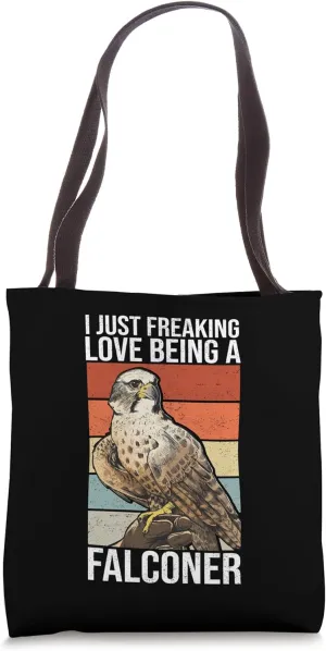 Falcon Hawks Hunting Hawking | Being A Falconer Tote Bag