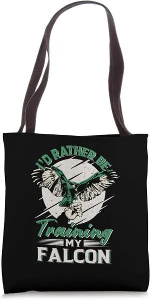 Falcon Training Hawk Eagle Design for a Falconer Tote Bag