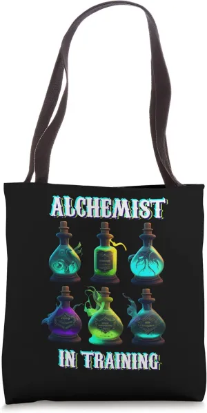 Fantasy Magic Alchemist in Training Tote Bag