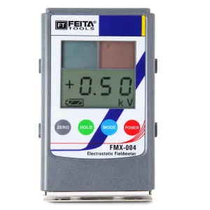 FEITA Upgraded Electrostatic Fieldmeter 0-30KV Handheld ESD Electrostatic Tester, Portable Infrared Antistatic Field Detection Meter Test Static for Textile Fiber Paper Rubber Plastic