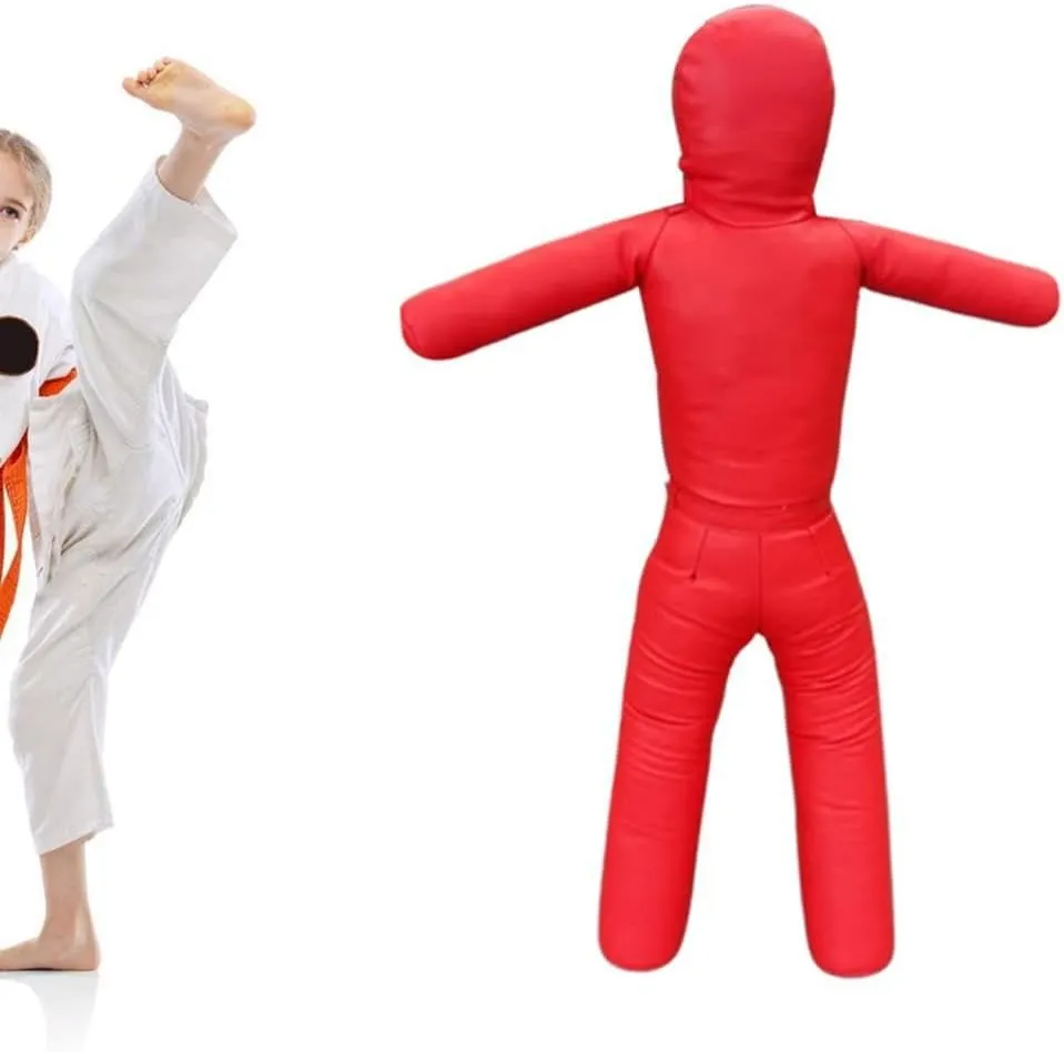 Fighting Training Dummy PU Leather Unfilled Exercise Multiuse Brazilian Jiu Dummy for Karate Boxing Training Equipment