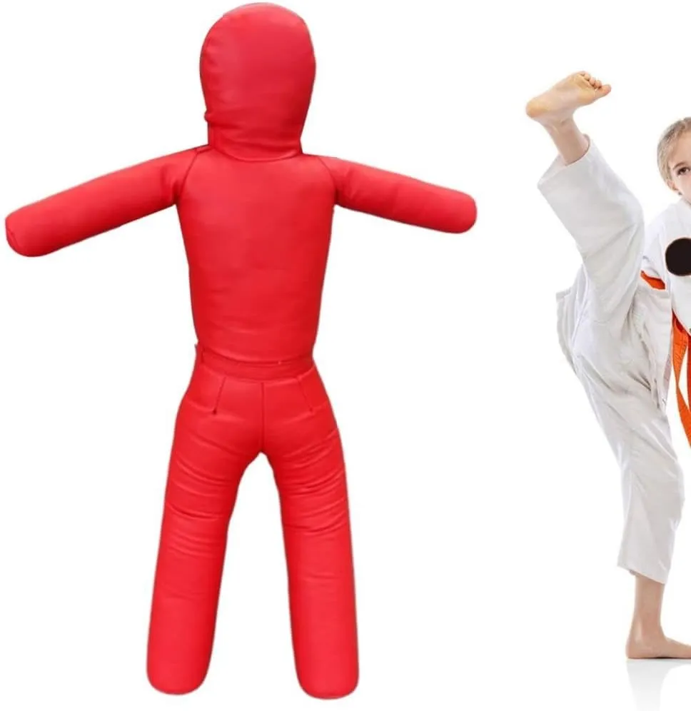 Fighting Training Dummy PU Leather Unfilled Exercise Multiuse Brazilian Jiu Dummy for Karate Boxing Training Equipment
