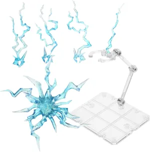 Figure Display Holder Action Figure Stand Set Toys Electric Action Figure Stands Blue Effects