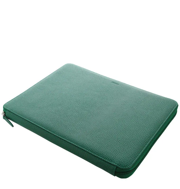 Finsbury A4 Zip Leather Folio - Sale
