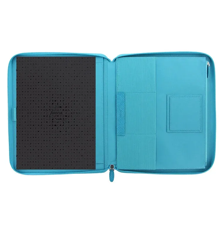 Finsbury A4 Zip Leather Folio - Sale
