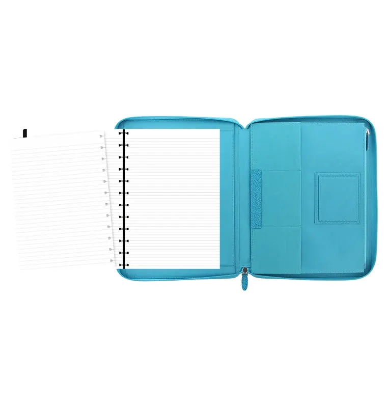 Finsbury A4 Zip Leather Folio - Sale