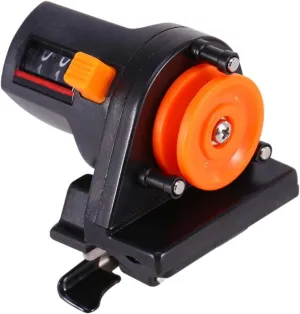 Fishing Line Counter, Fishing Line Depth Finder Line Counter Clip On Winder Spooler Portable Length Gauge Tackle Tool with Easy Read Display for Spooling Trolling Jigging Outdoor Enthusiasts 0 999M