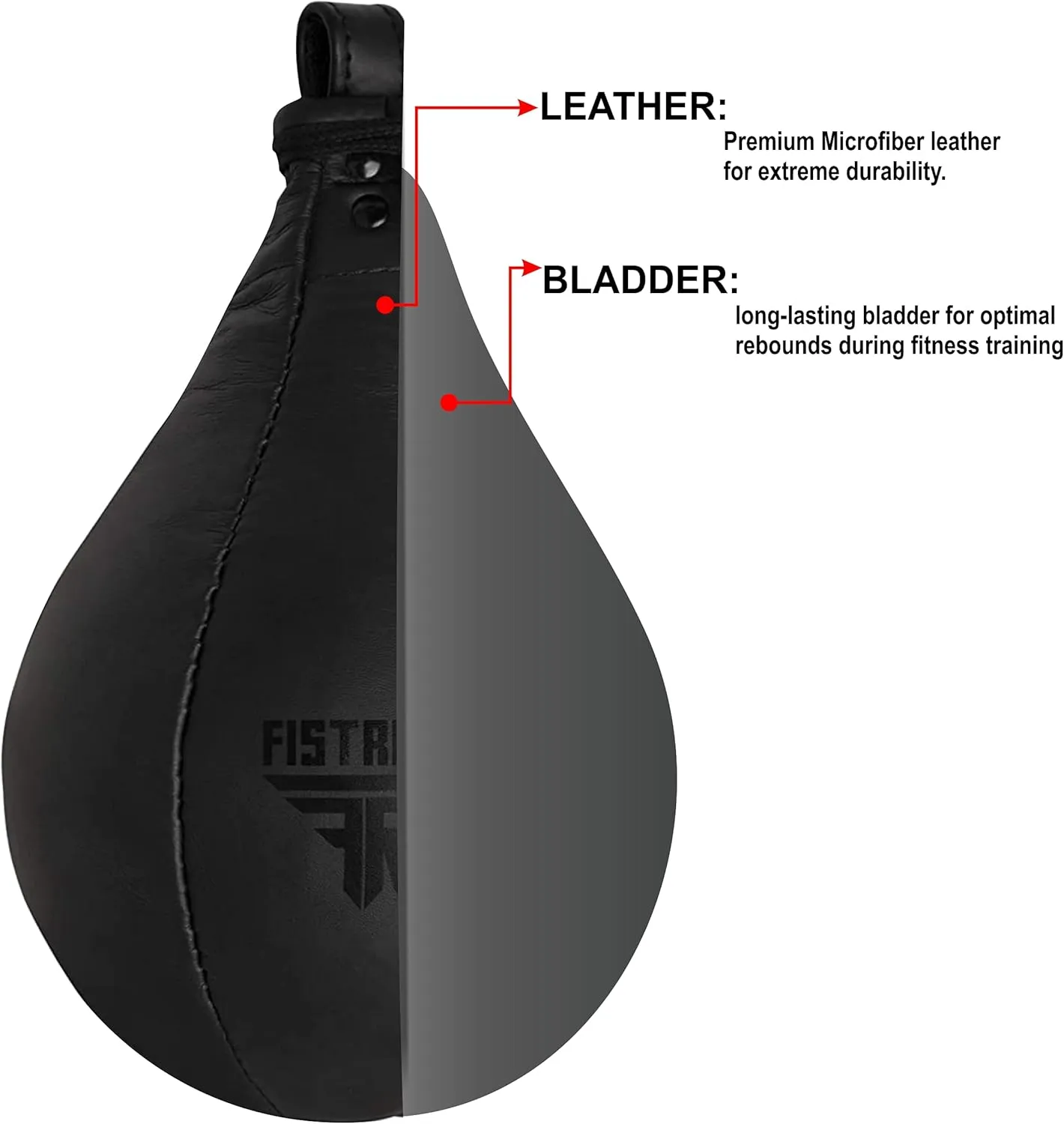 FISTRAGE Speed Ball Boxing Hand Wraps MMA Muay Thai Training Punching Dodge Striking Bag Leather Kit Hanging Swivel Workout Speedball Kicking with Mitt