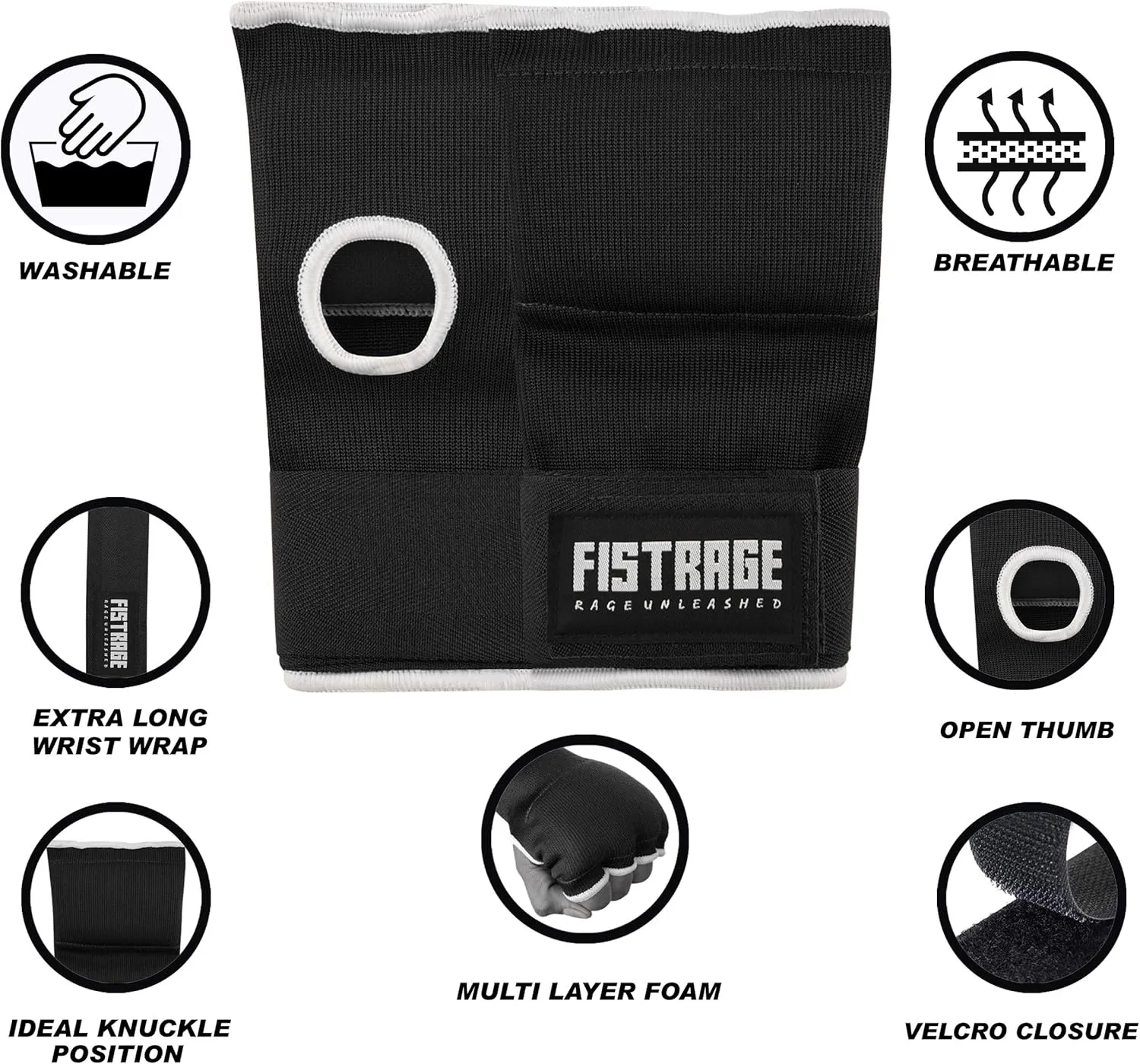 FISTRAGE Speed Ball Boxing Hand Wraps MMA Muay Thai Training Punching Dodge Striking Bag Leather Kit Hanging Swivel Workout Speedball Kicking with Mitt