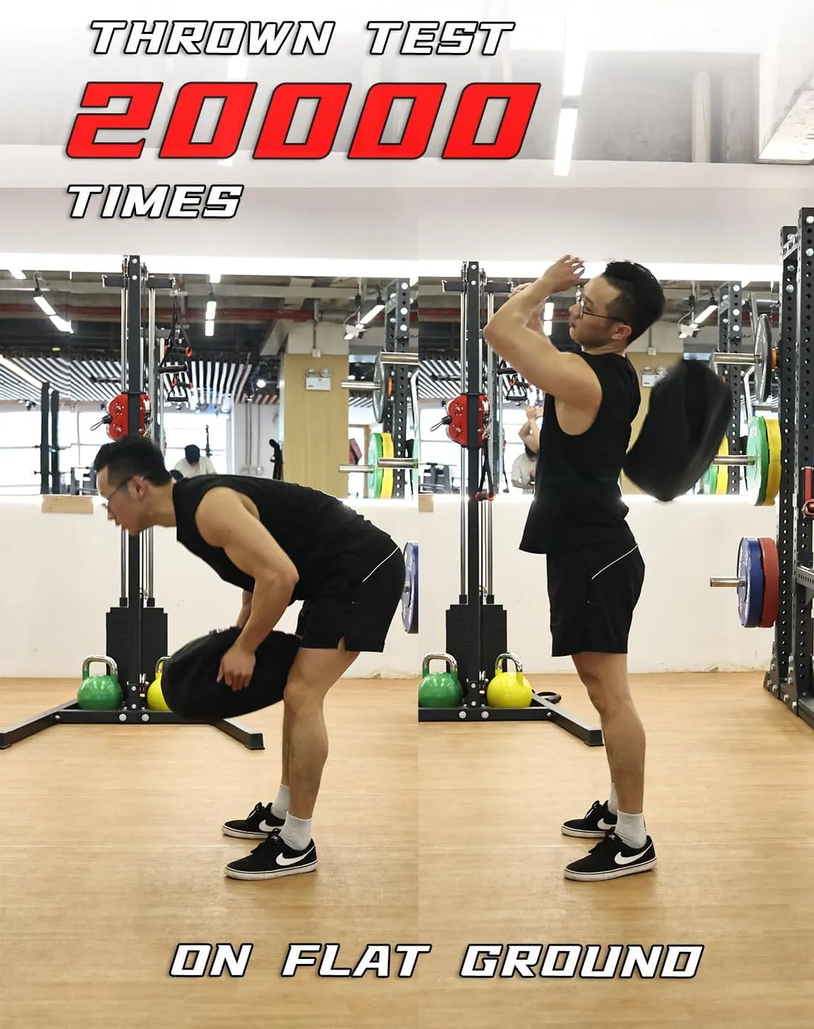 Fitarc Sandbag Workout Bag, Sand Bags for Weight Training, Sandbag for Fitness and Strength Training, Cross-Training & Exercise, Workouts Equipment Sand Not Included
