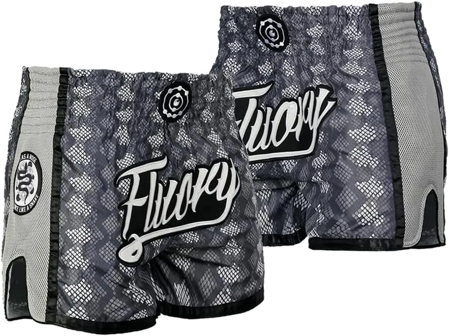 FLUORY Muay Thai Fight Shorts,MMA Shorts Clothing Training Cage Fighting Grappling Martial Arts Kickboxing Shorts Clothing